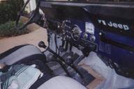 Scrambler Interior, before engine swap
